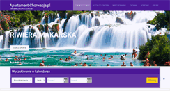 Desktop Screenshot of apartament-chorwacja.pl
